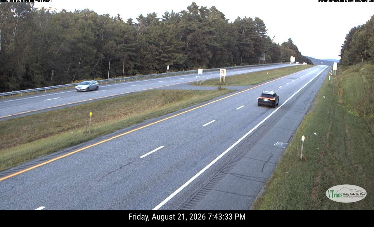 Hartford: I-89 South