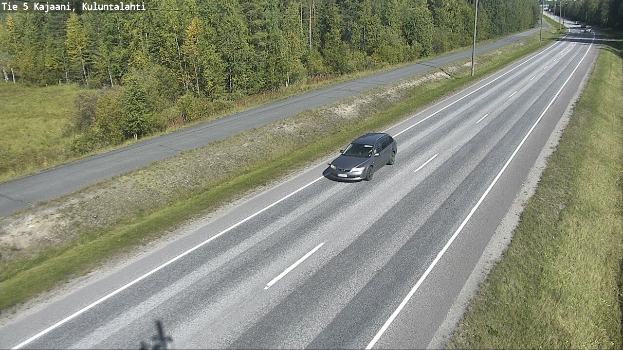 Kajaani: Tie - Kuluntalahti - Kuusamoon