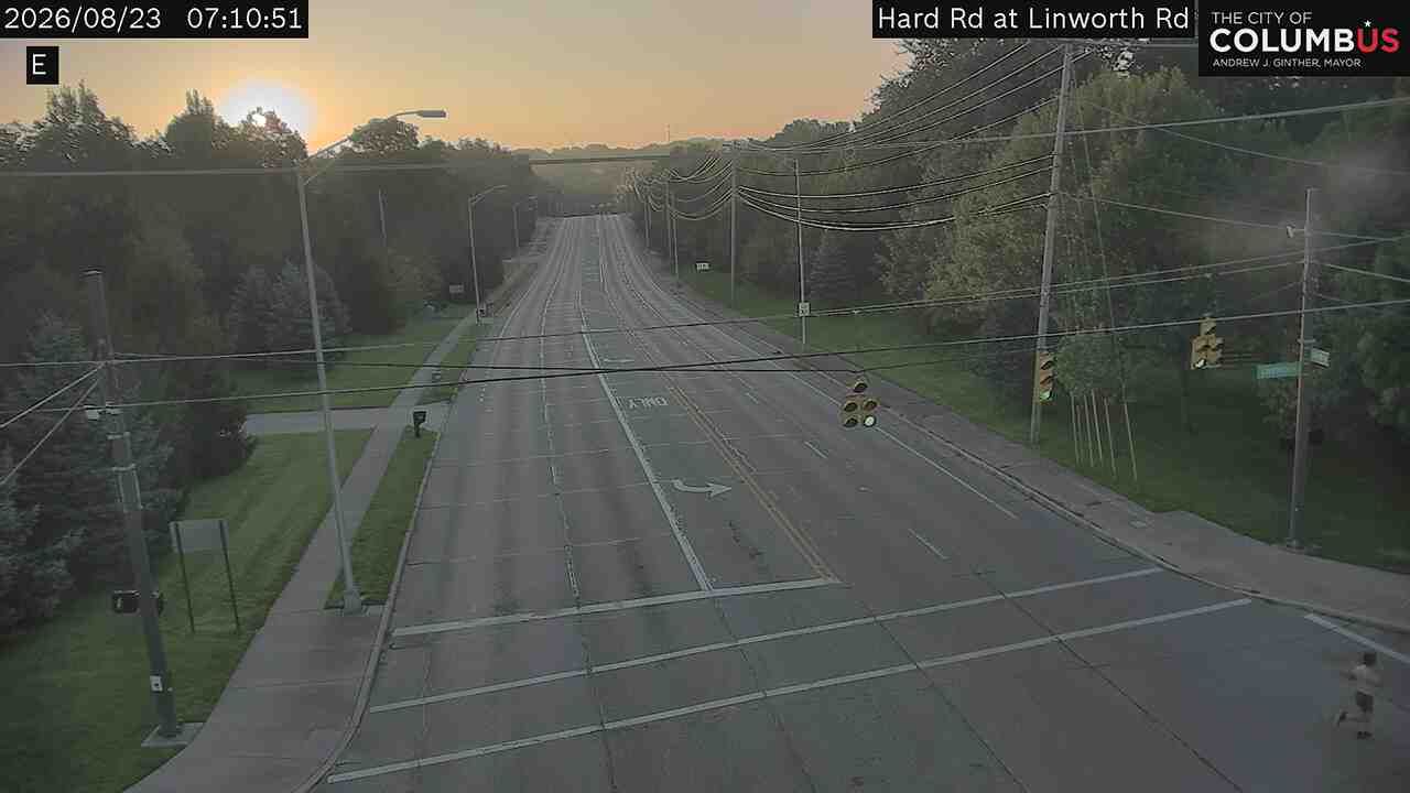 Worthington Hills: City of Columbus) Hard Rd at Linworth Rd and Sefton Park Dr