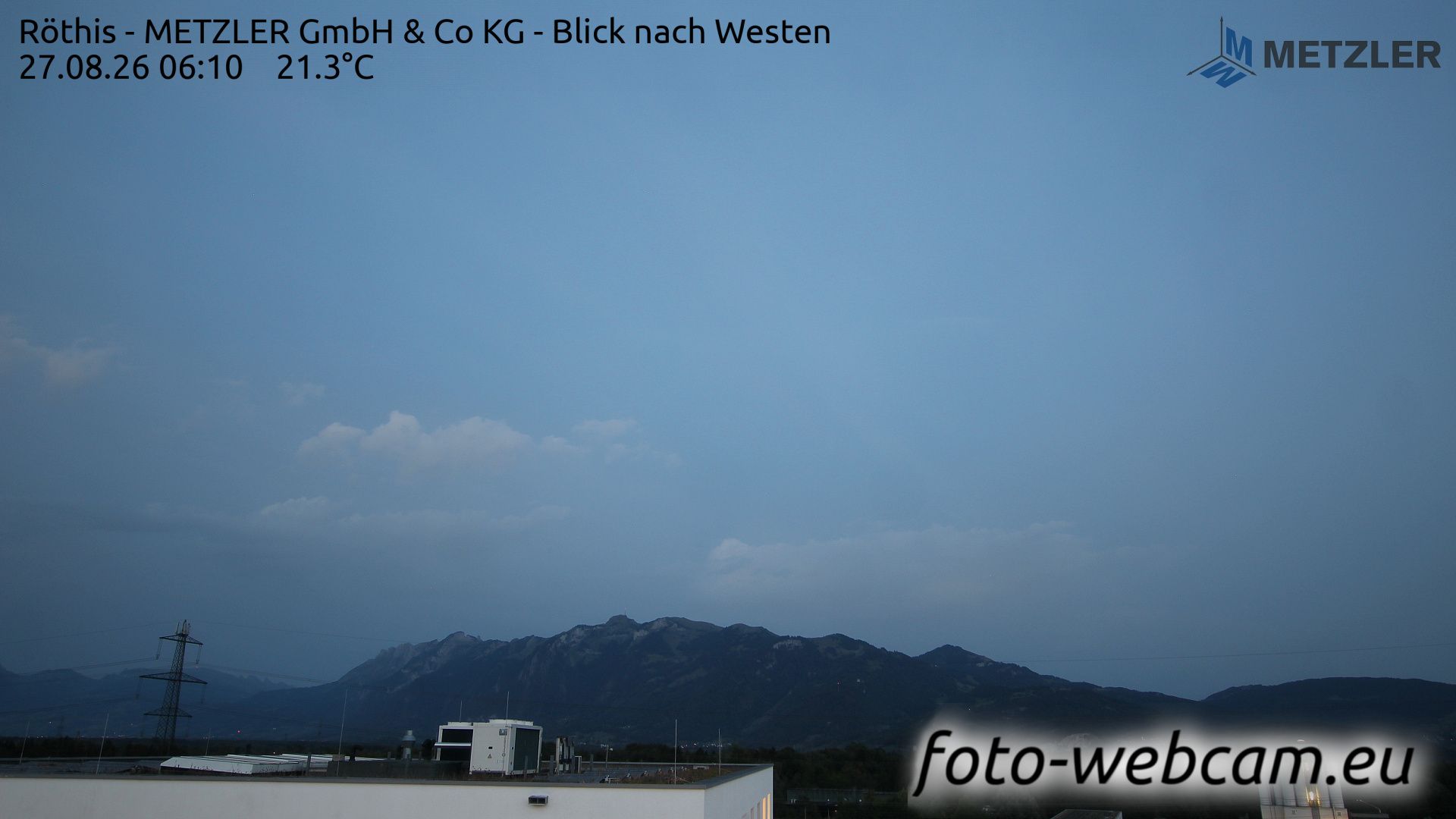 Gemeinde Koblach: Röthis - METZLER GmbH & Co KG - Blick nach Westen