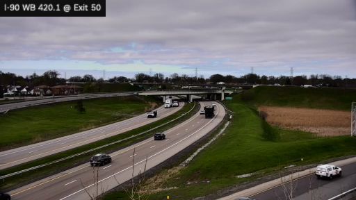 Williamsville › West: I-90 West of Interchange 50 (Niagara Falls/I-290)
