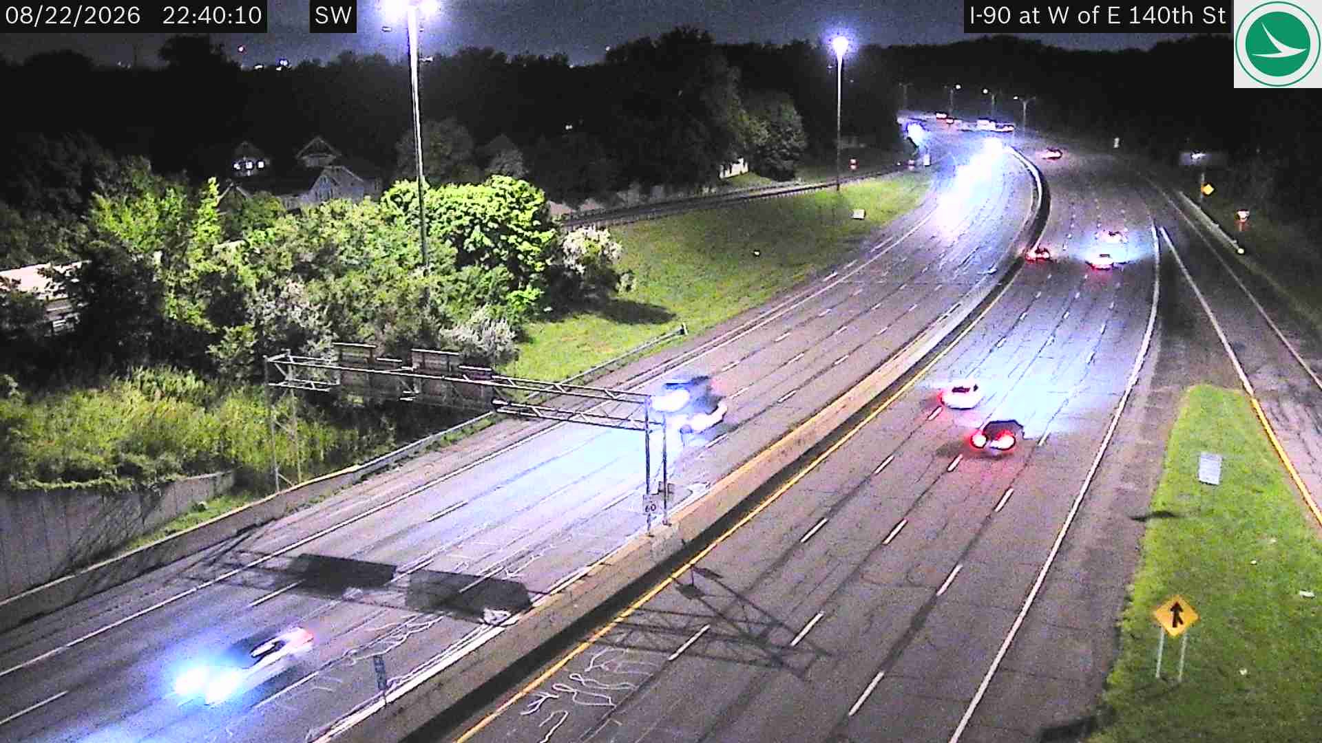 East Cleveland: I-90 at W of E 140th St