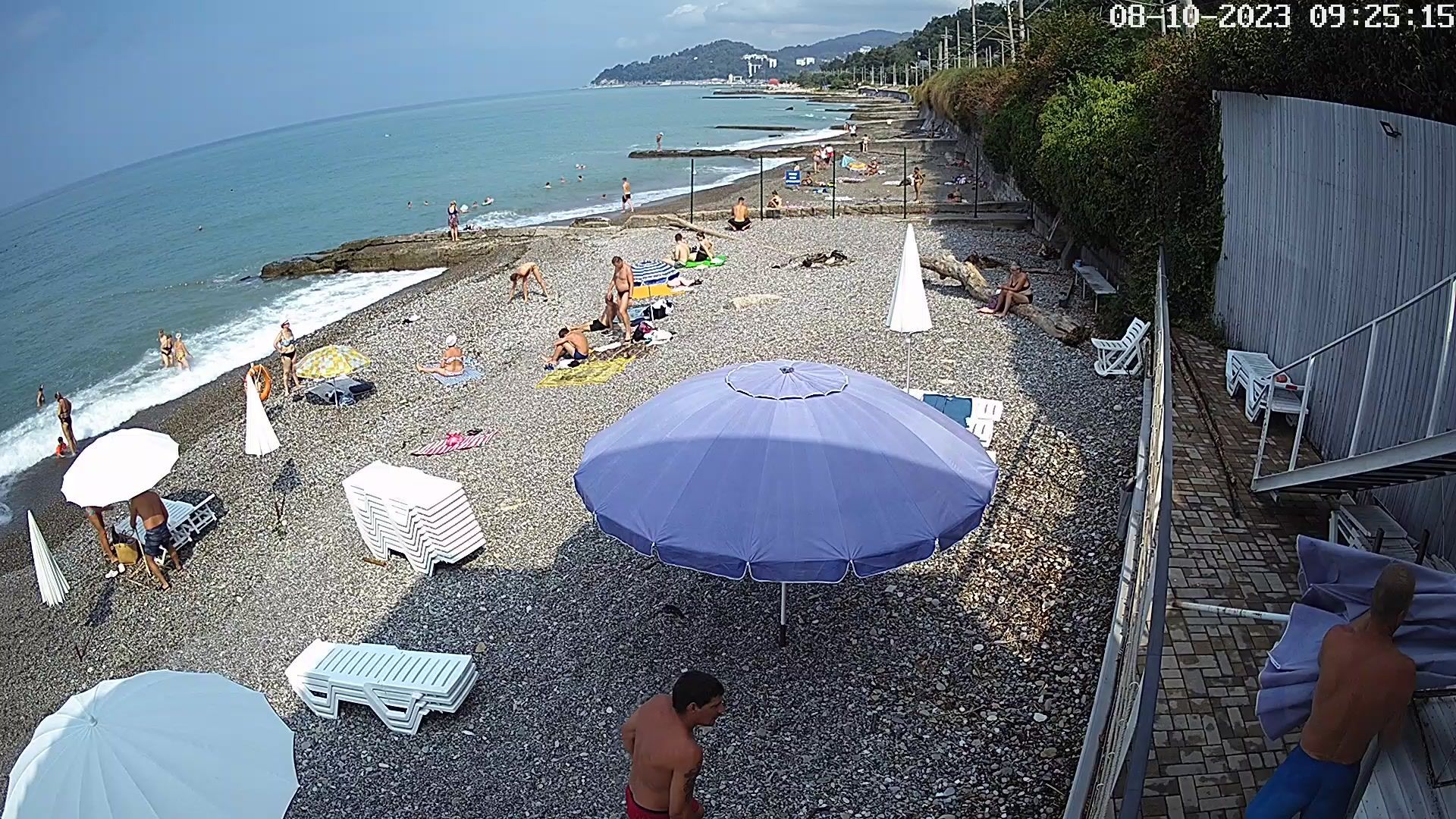 Sochi: Веб камера на пляже в Кудепсте