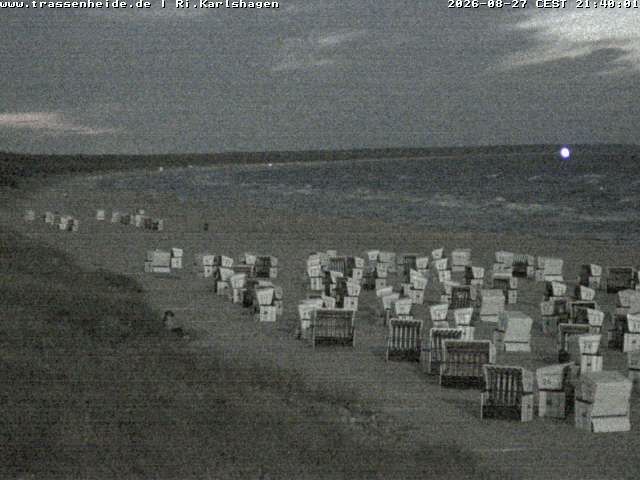Trassenheide: Strand im Ostseebad - auf der Insel Usedom