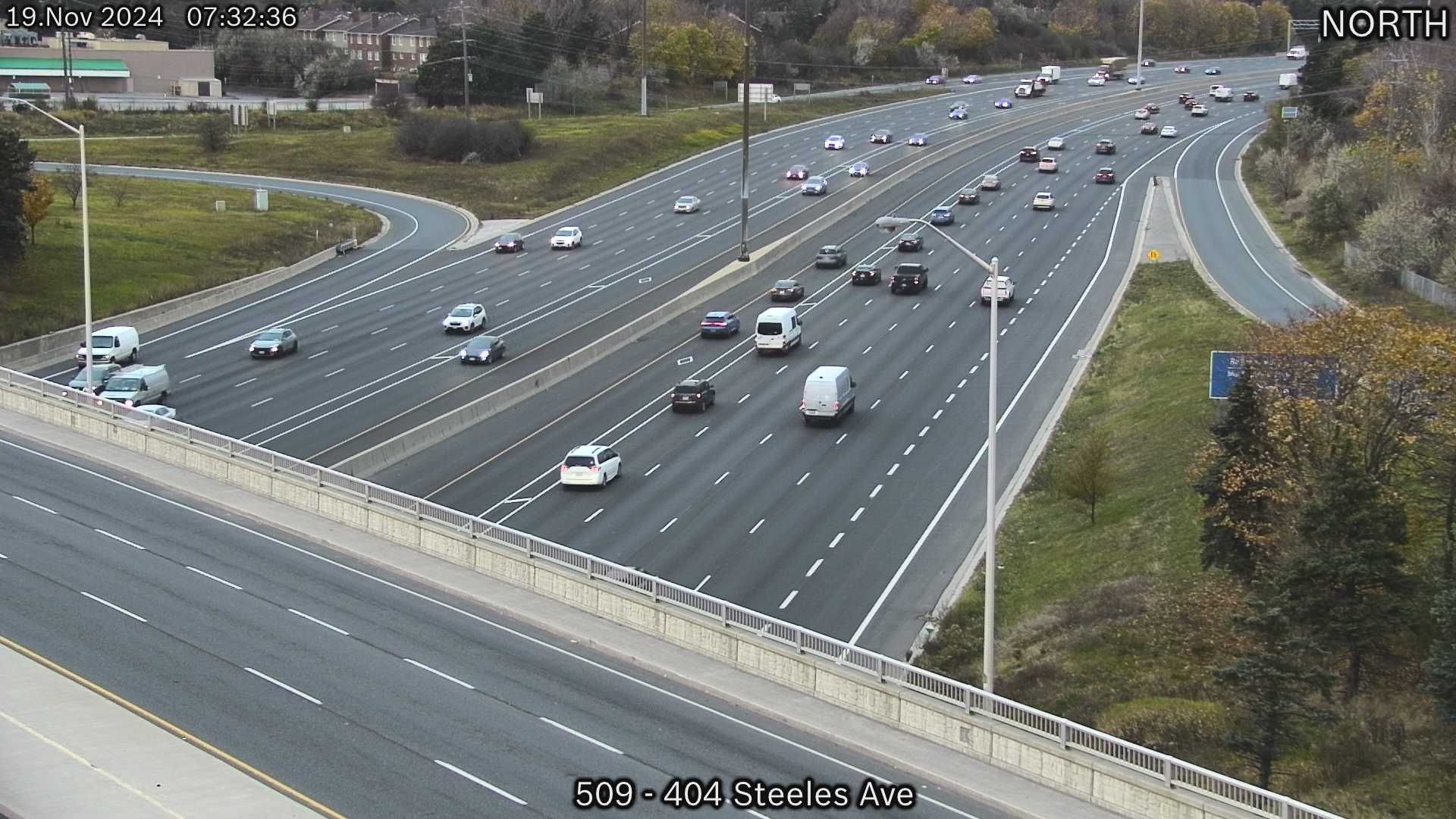 North York: Highway 404 Near Steeles Avenue