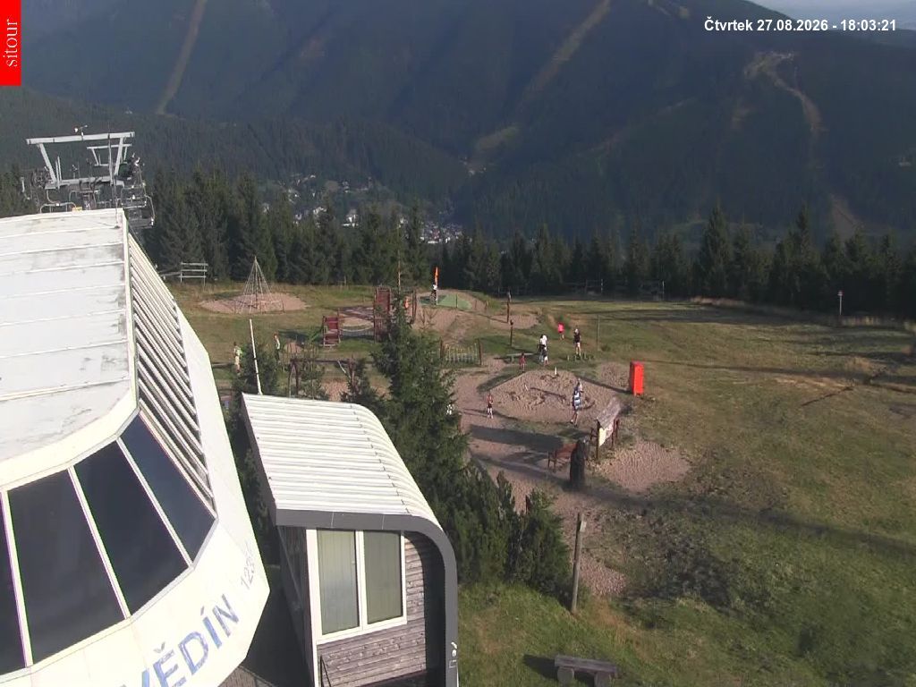 Spindleruv Mlyn: Krkonoše, Špindlerův Mlýn, Medvědín (pohled na Kozí hřbety)