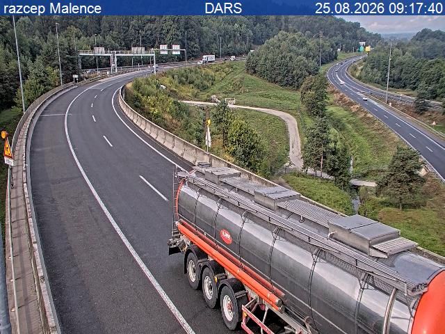 Skofljica: A1/A2/E70, Ljubljana - južna obvoznica, razcep Malence