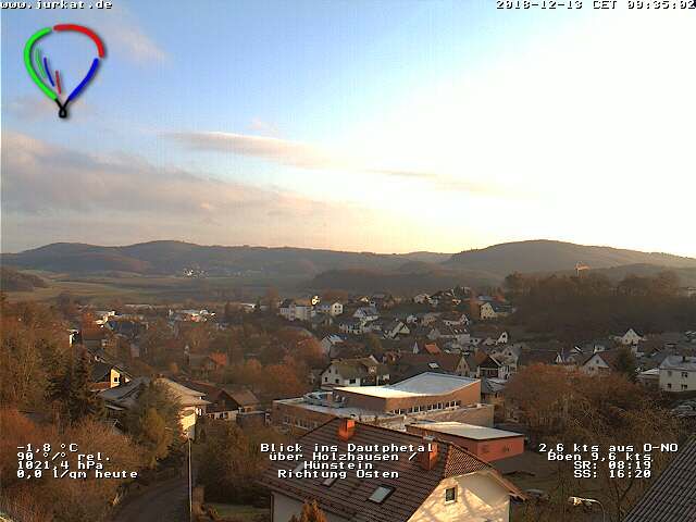 Dautphetal: Ballonteam - mit Blick über Holzhausen/Hünstein