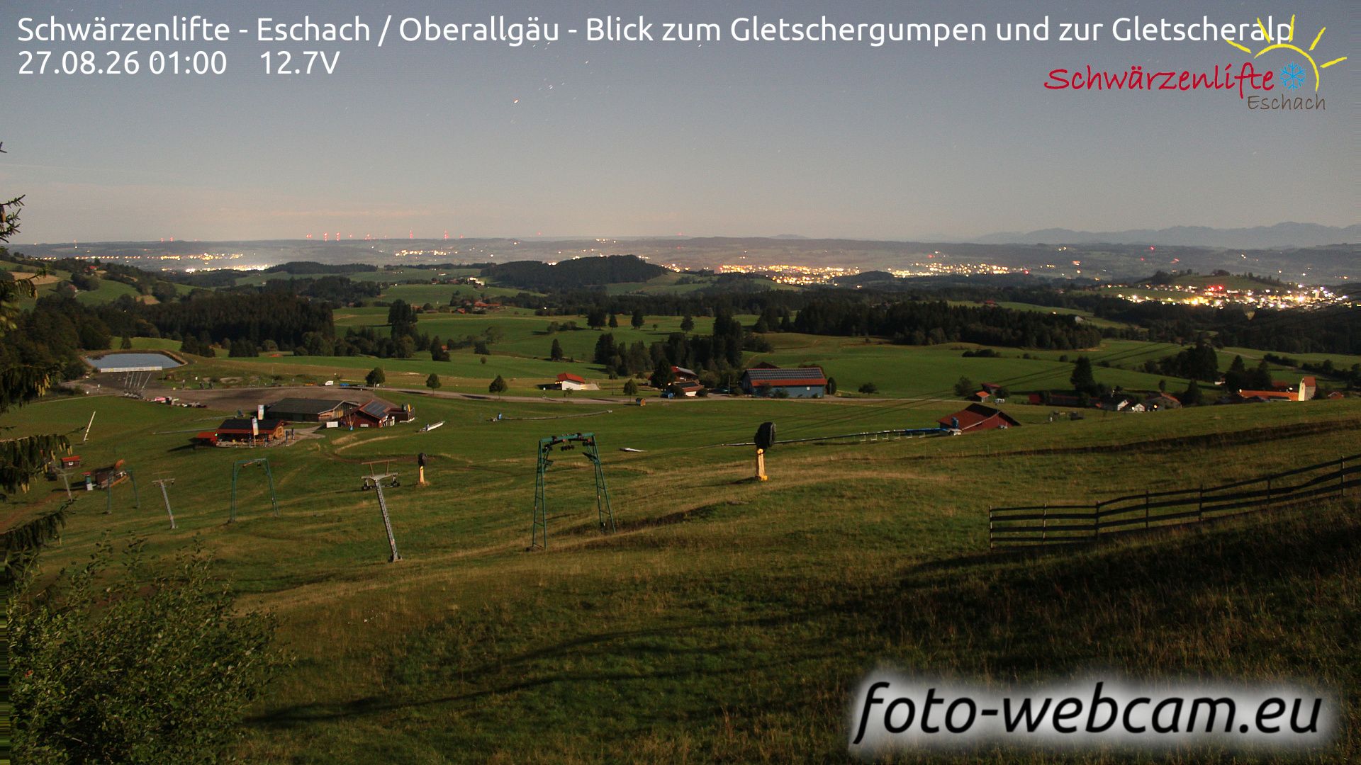 Buchenberg: Schwärzenlifte - Eschach - Oberallgäu - Blick zum Gletschergumpen und zur Gletscheralp
