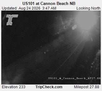 Cannon Beach: US101 at - NB