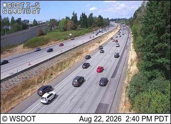 Pacific: I-5 at MP 148.4: S 248th St