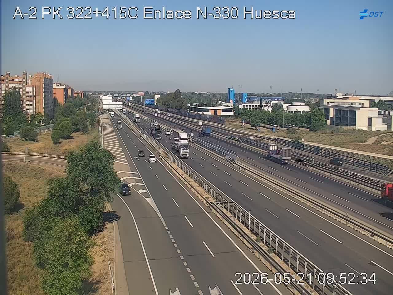 Zaragoza: Carretera de Huesca - Z-40 - Actur - N-330 - A-2 - Autovía del Nordeste