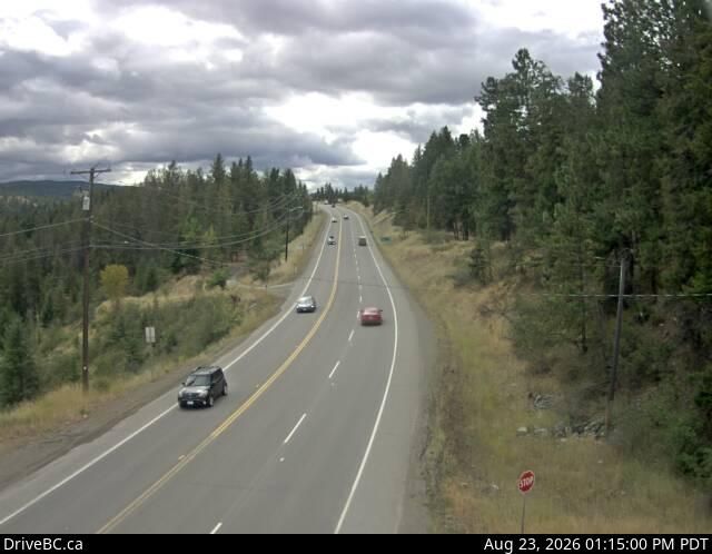 Princeton › South: Hwy 3 at Frontage Rd on the west side of - looking south