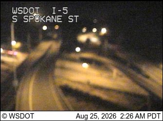 Seattle: I-5 at MP 162.9: Spokane St
