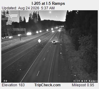 Norwood: I-205 at I-5 Ramps