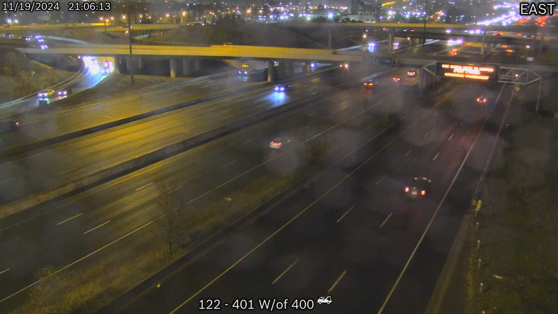 North York: Highway 401 west of Highway 400