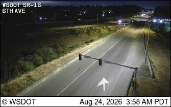 Fircrest: SR 16 at MP 3.6: Sixth Ave
