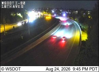 Seattle: I-90 at MP 3.1: 18th Ave S (Near Rainier Ave)