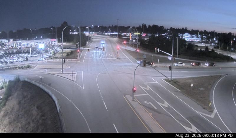 Pitt Meadows › South: Golden Ears Way at Hwy 7 (Lougheed Highway), looking south