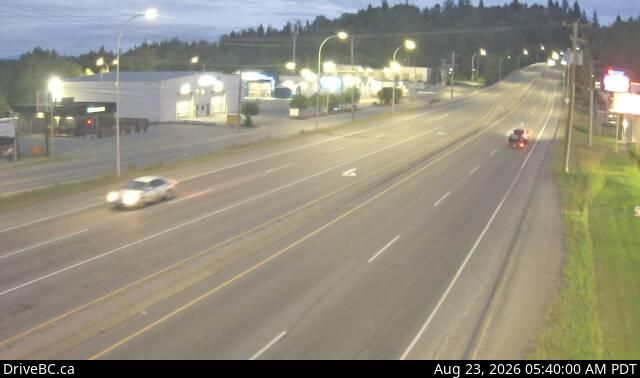 Prince George › West: Hwy 16 at Vance Rd in - looking westbound