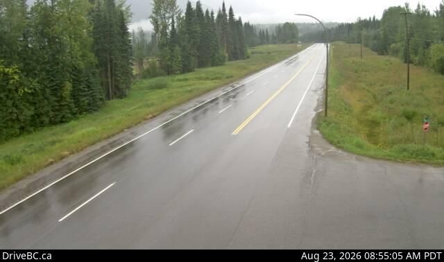 Regional District of Fraser-Fort George › West: Hwy 16, about 50 km west of McBride at Loos Rd, looking west