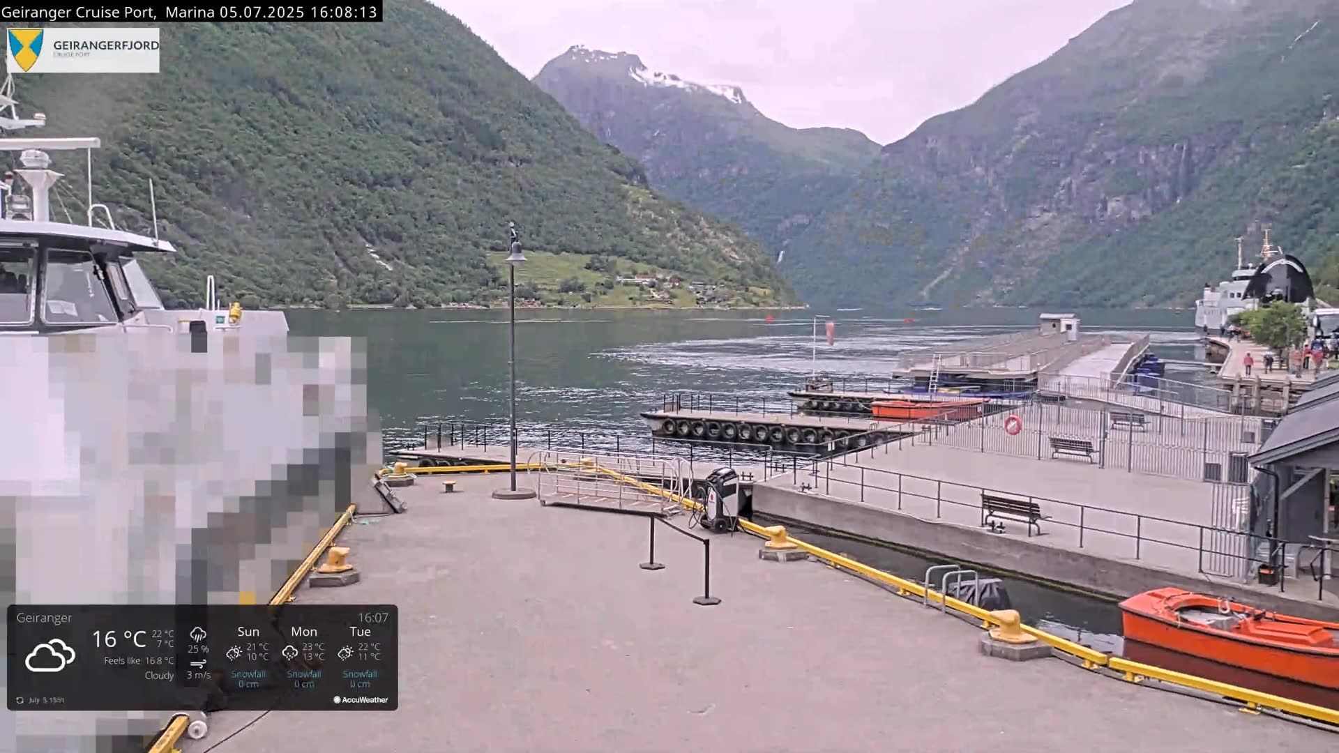 Geiranger: Geirangerfjord Port