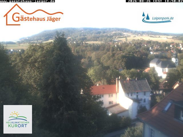 Gersfeld: Blick über - zur Wasserkuppe
