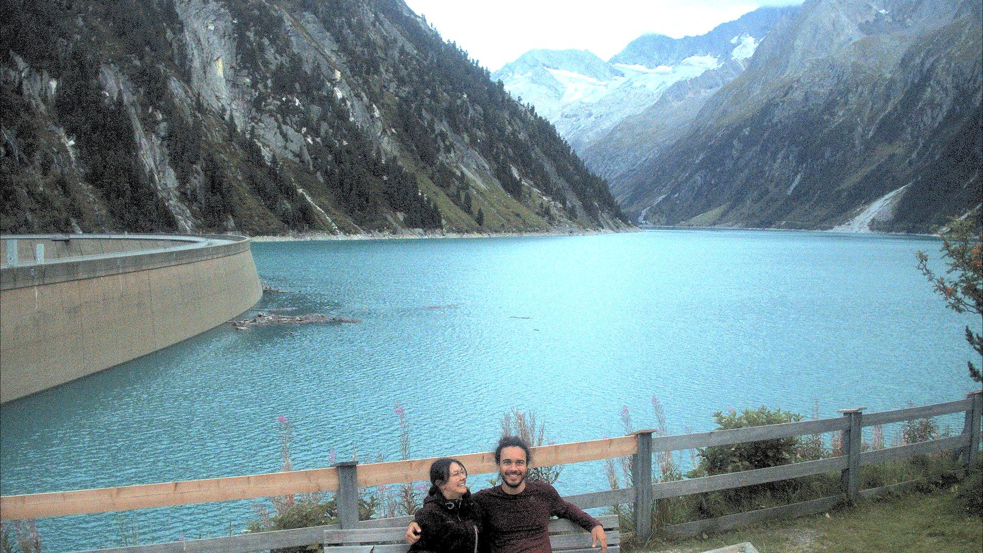 Gemeinde Finkenberg: Schlegeisspeicher - Österreich: Fotopoint Schlegeis-Stausee
