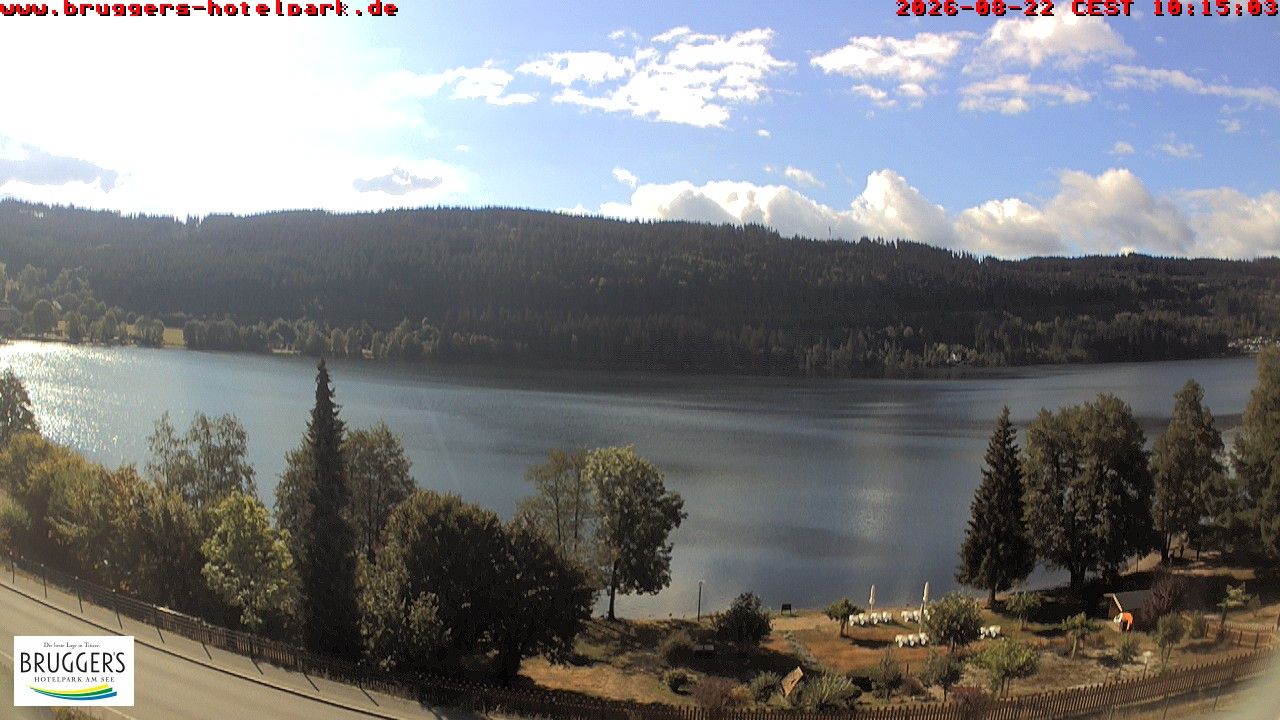 Titisee: Webcam Brugger's Hotelpark am See