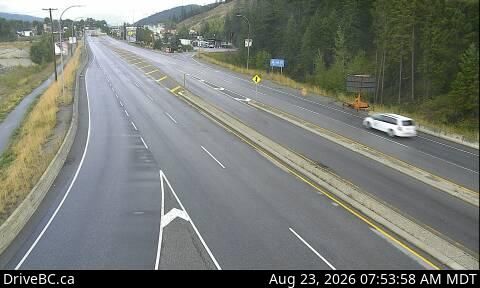 Golden › North-West: Hwy 1, at Hwy 95 interchange, looking northbound along Hwy