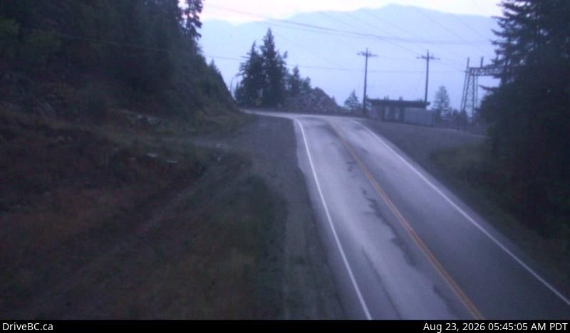 Crawford Bay › North: Hwy 31, 45 km north of Nelson and 25 km south of Kaslo, looking north