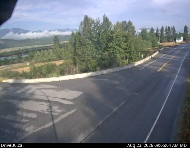 Brisco › North: Hwy 95 in - at - Road, looking north
