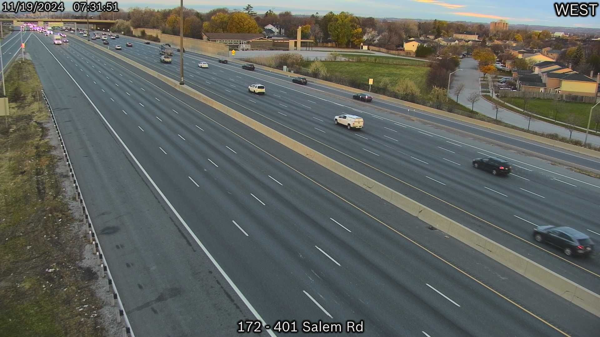 Ajax: Highway 401 near Salem Road