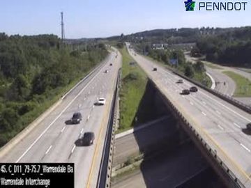 Marshall Township: I-79 @ MM 75.7 (WARRENDALE BAYNE RD)