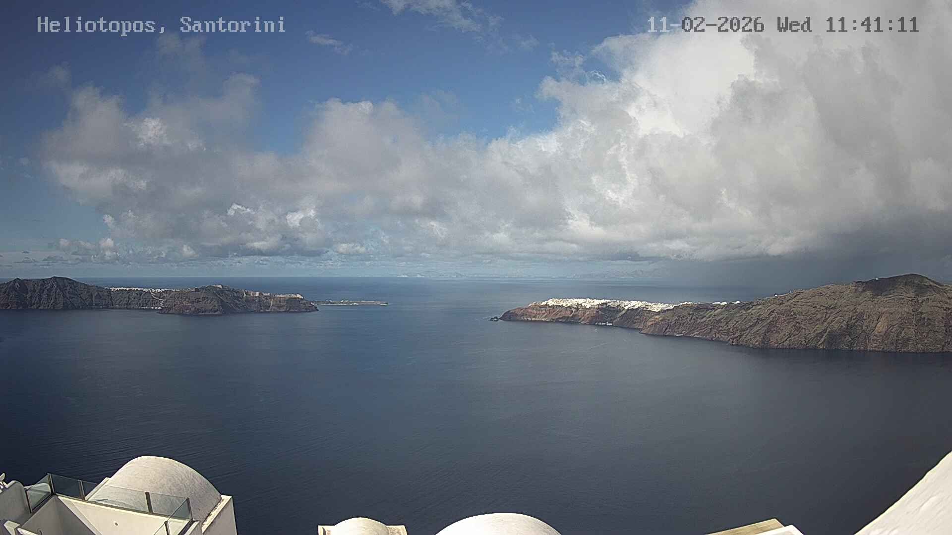 Imerovigli › North: Santorini caldera