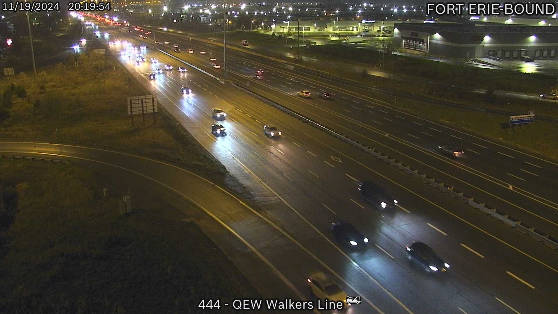 Burlington: QEW near Walkers Line