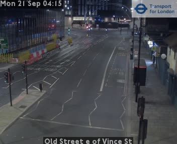 City of London: Old Street e of Vince St