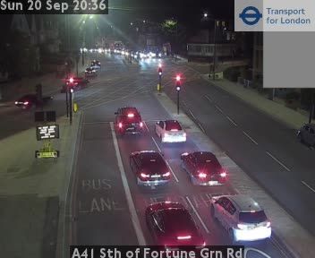 London: A41 Sth of Fortune Grn Rd