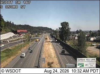 Algona: SR 167 at MP 13.1: S 353rd St