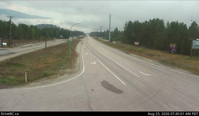 Blue River › North-East: Hwy 5 at Shell Rd., looking north-east
