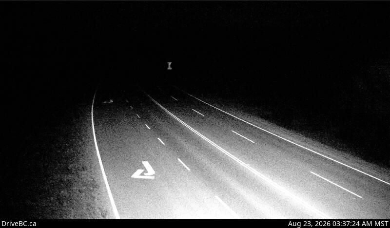 Chetwynd › West: Hwy 97 at Wabi Estates Road, east of - looking west