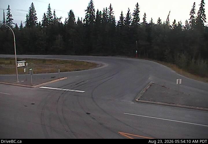 Fraser Lake › North: Hwy 16, at Nautley Road, looking north