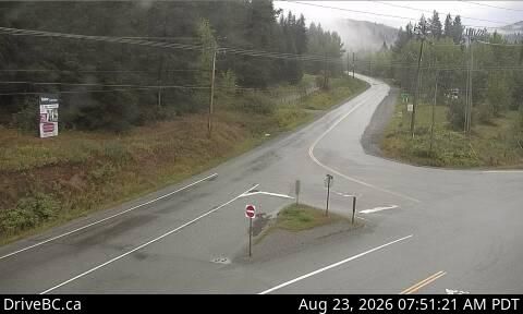 Soda Creek › South-East: Hwy 97 and Beaver Lake Rd junction north of McLeese Lake, looking east