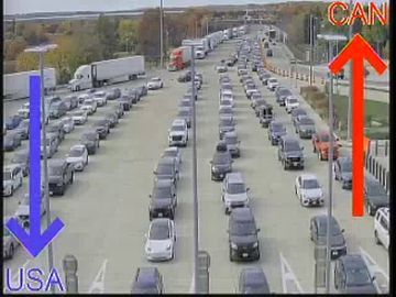 Queenston › North: I-190 (Niagara Expy) at US Toll Plaza