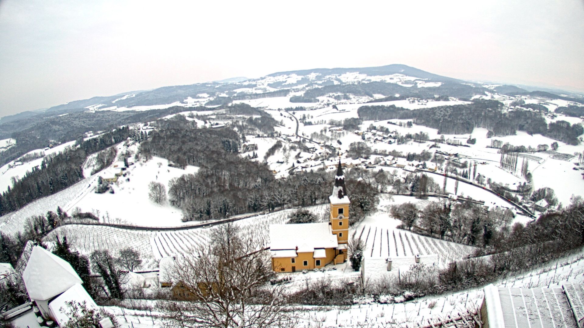 Bad Gleichenberg: Schloss Kapfenstein, Blick auf Kapfenstein