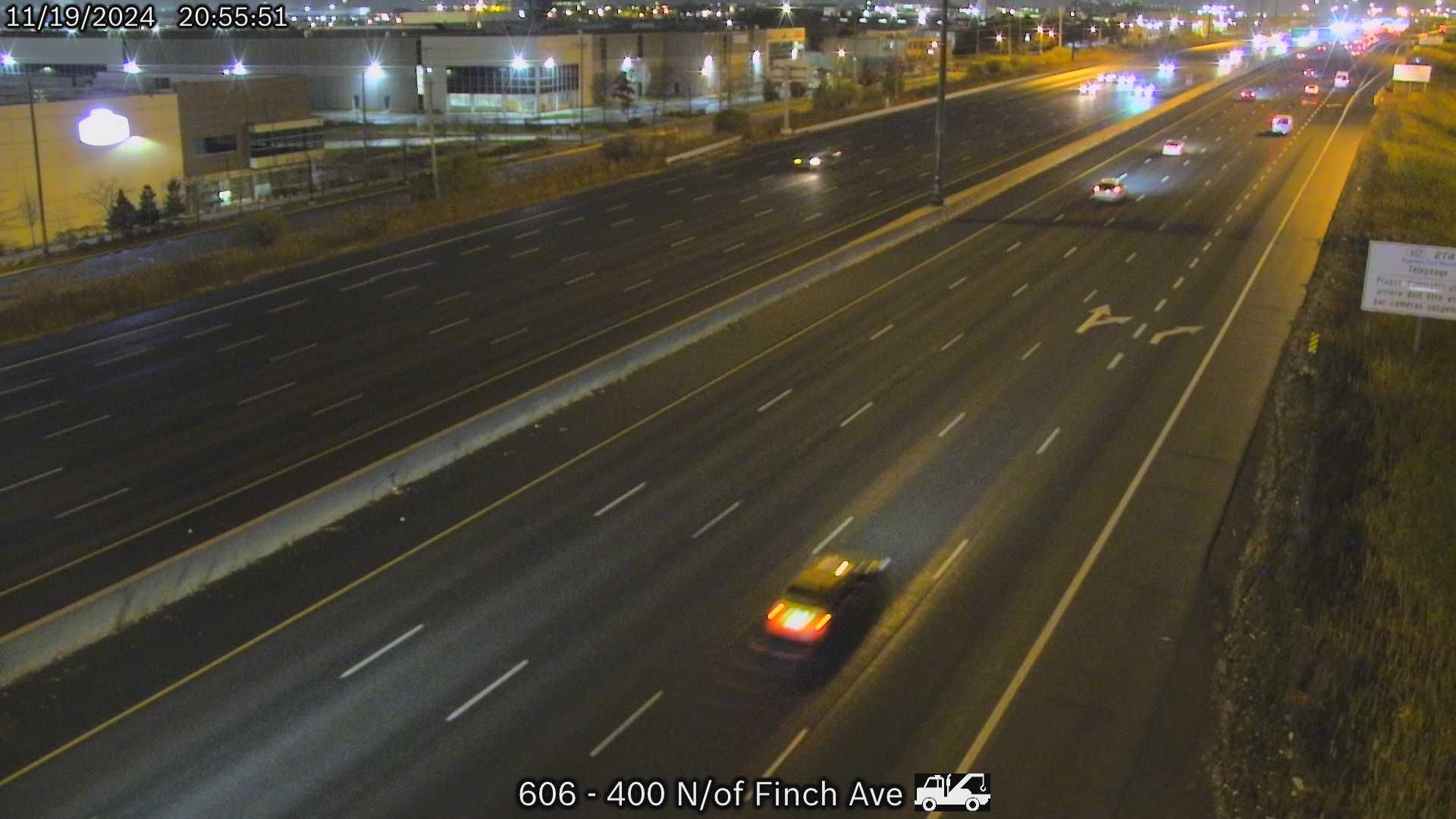 North York: Highway 400 north of Finch Avenue