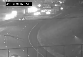 Rochester › East: I-490 at Meigs Street