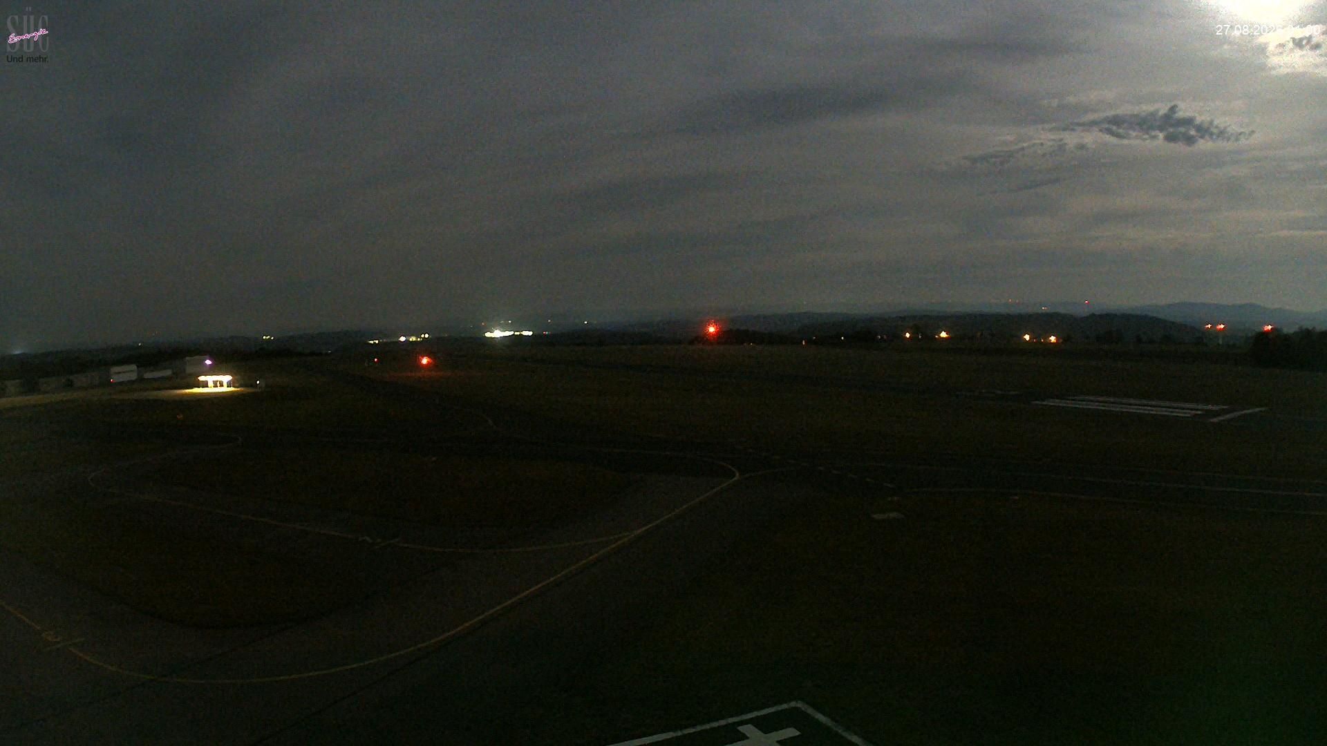 Neustadt bei Coburg › South-West: Flugplatz Coburg EDQC Blick nach Süd-West