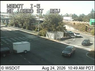 Seattle: I-5 at MP 172.4: NE 103rd Express Lanes Ramp