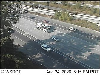 Burien: I-5 at MP 154.5: SR 518 Interchange